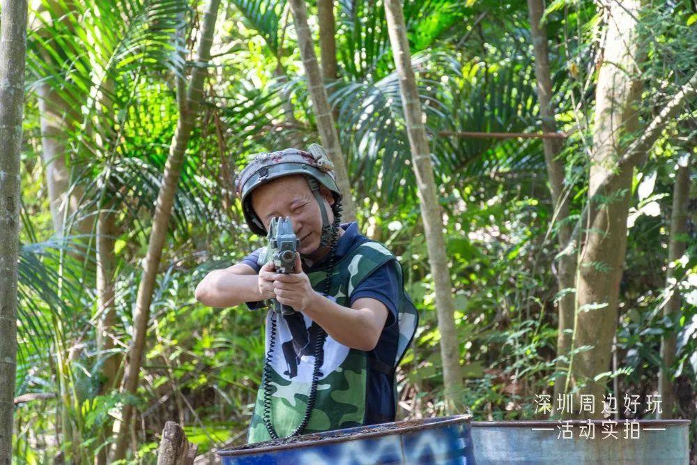 11.2华信物业公司团建活动:团队建设/真人CS/沙鱼涌打卡!