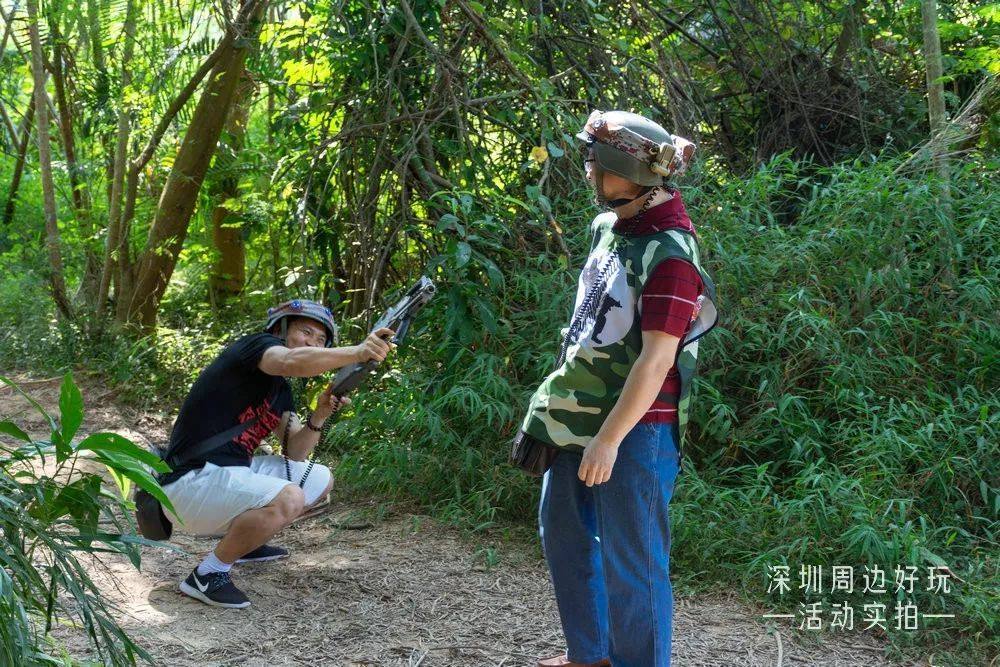 11.2华信物业公司团建活动:团队建设/真人CS/沙鱼涌打卡!