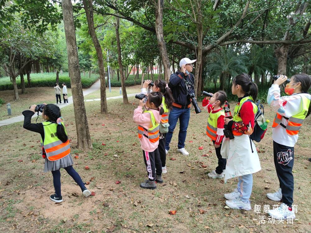 2022.2.12趣蘑菇老师和孩子们在深圳湾公园完成了一场妙趣横生的观鸟之旅
